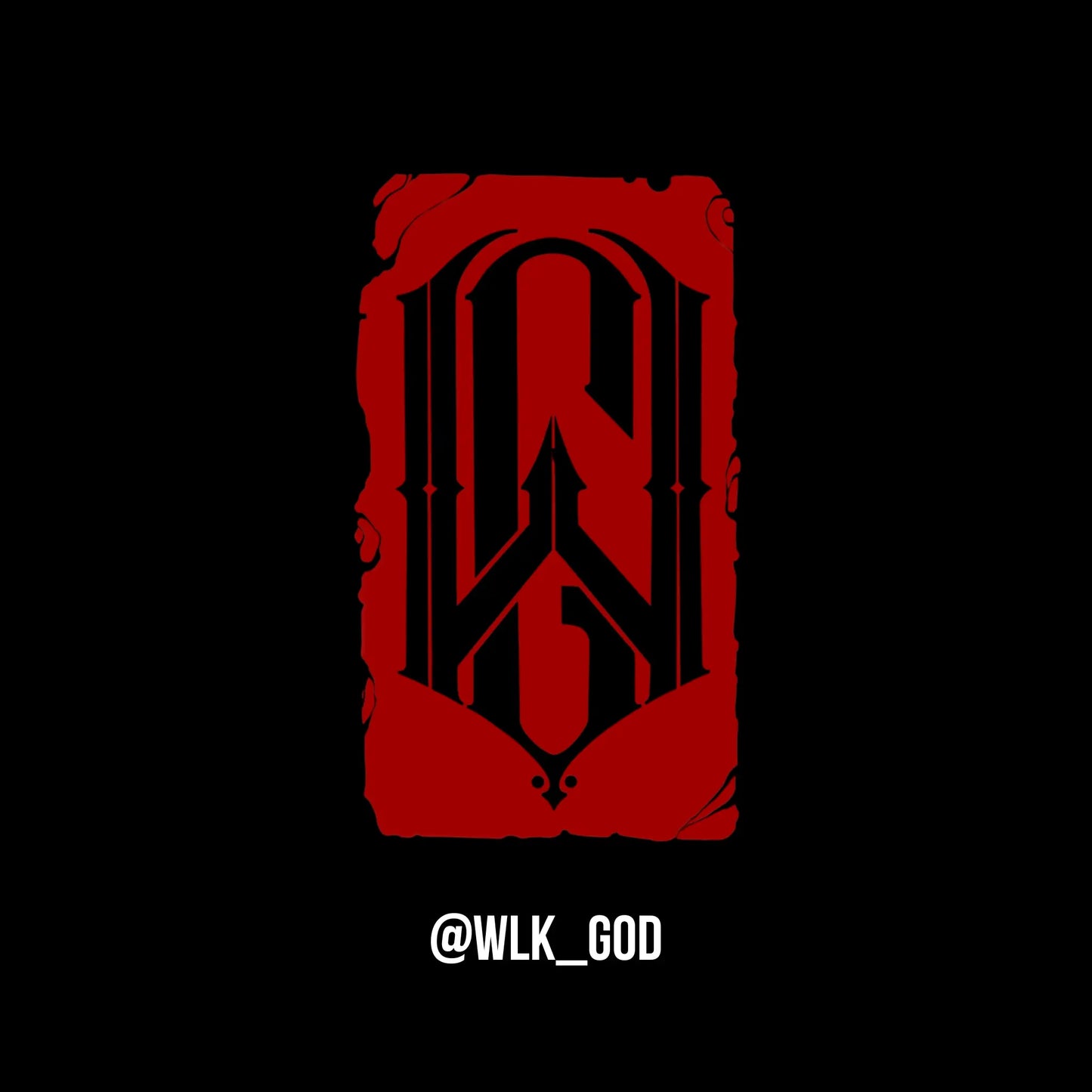 Red and black logo with 'WLK' on a black background
