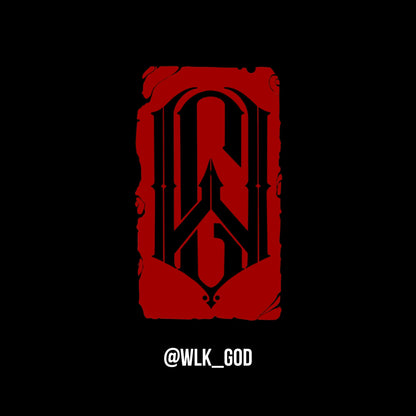 Red and black logo with 'WLK' on a black background